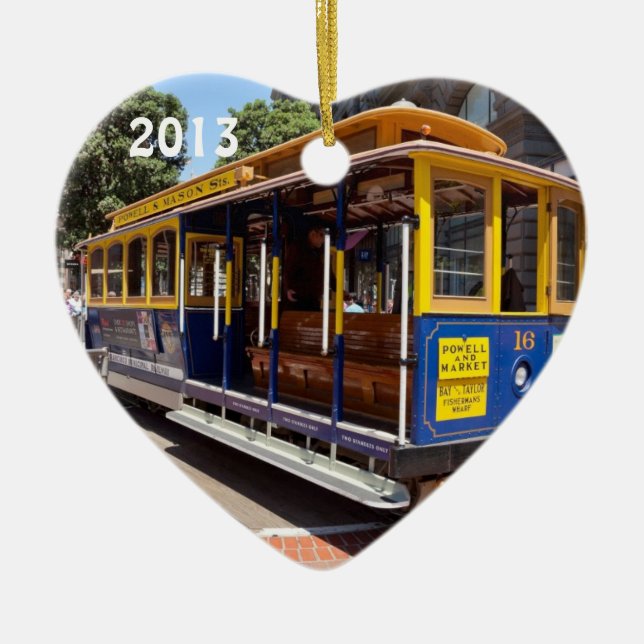 San Francisco Holiday Ornament (Front)