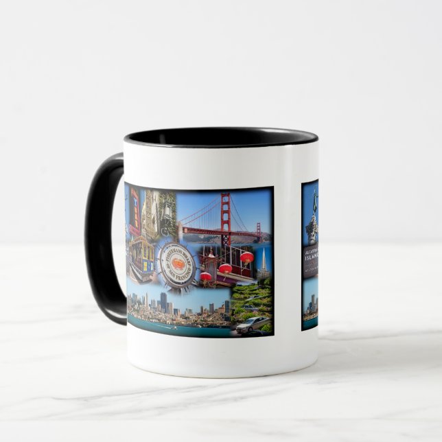 San Francisco Iconic Attractions Mug (Front Left)