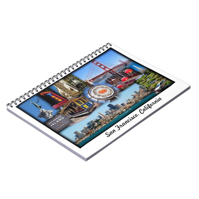 San Francisco Iconic Attractions Notebook (Left Side)