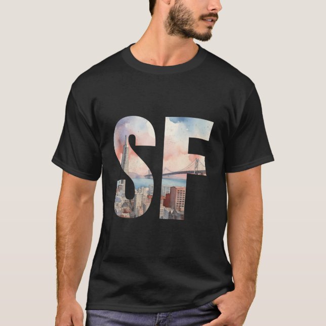 San Francisco Iconic Sf Bay Bridge Bay Area Fog Ci T-Shirt (Front)