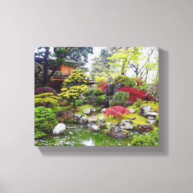 San Francisco Japanese Tea Garden #10 Canvas Print (Front)