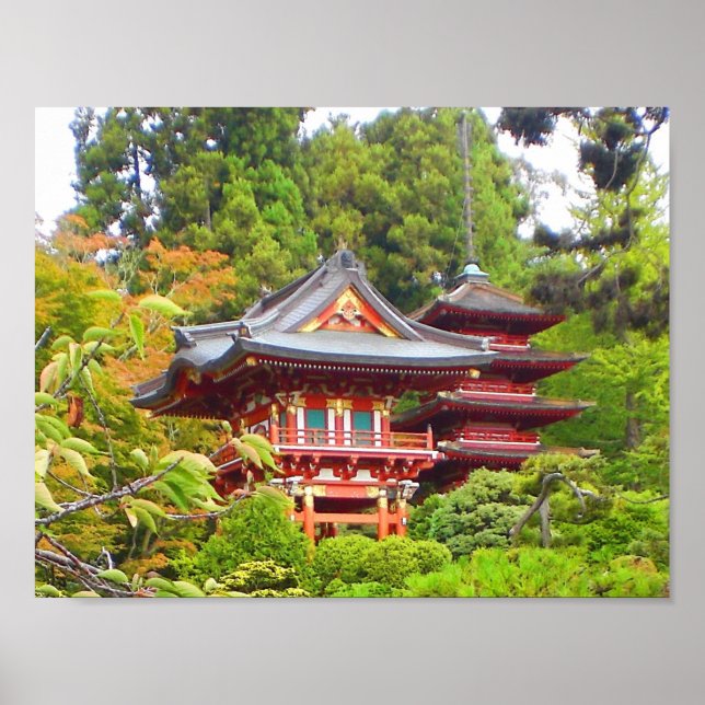 San Francisco Japanese Tea Garden #7 Poster (Front)