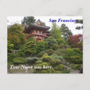 San Francisco Japanese Tea Garden Postcard