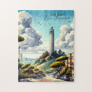 San Francisco Landmark Souvenir Jigsaw Puzzle