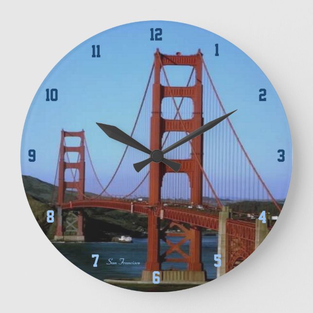San Francisco Large Clock (Front)