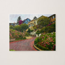 San Francisco Lombard Street #2 Jigsaw Puzzle