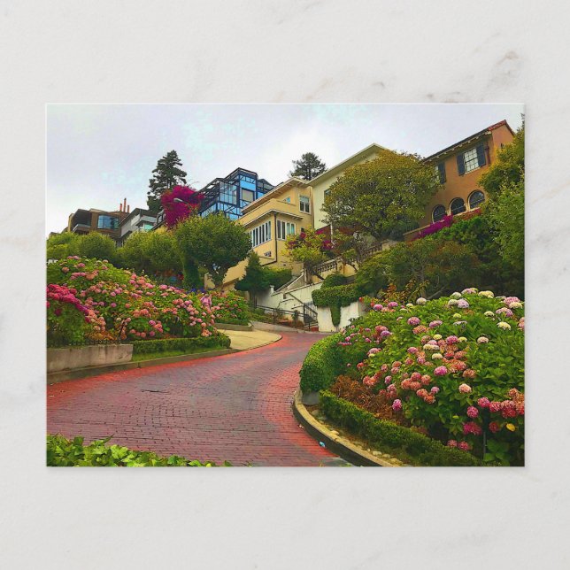 San Francisco Lombard Street #2 Postcard (Front)