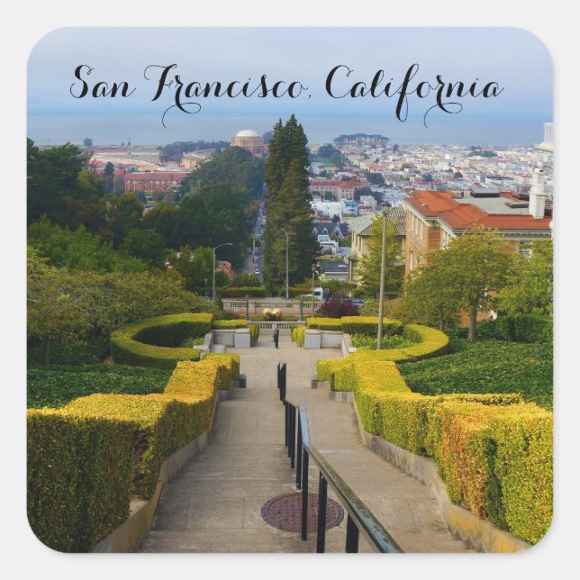 San Francisco Lyon Street Steps #2 Stickers (Front)