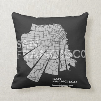 San Francisco Map Pillow