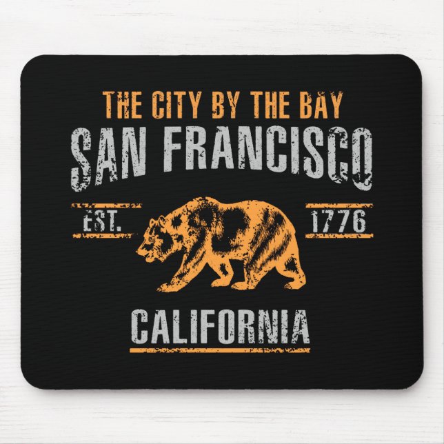 San Francisco Mouse Mat (Front)