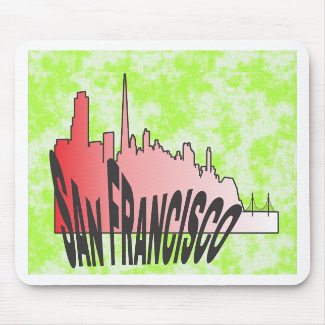 San Francisco Mouse Mat (Front)