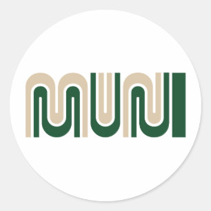 San Francisco Muni Logo Sticker