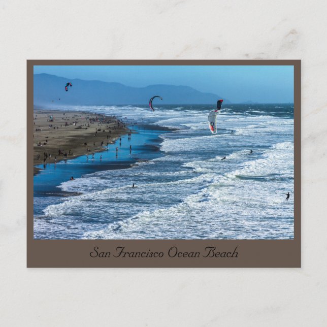 San Francisco ocean beach 2021 Postcard (Front)