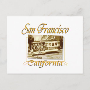 San Francisco Old Cable Car Postcard