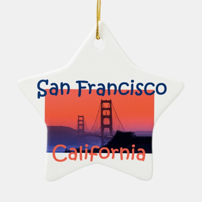SAN FRANCISCO Ornament (Front)