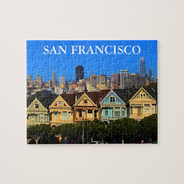 San Francisco Painted Ladies #1-2 Jigsaw Puzzle (Horizontal)