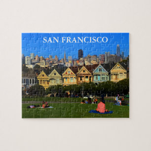 San Francisco Painted Ladies #1 Jigsaw Puzzle