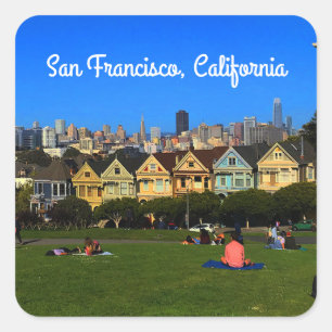 San Francisco Painted Ladies #1 Stickers