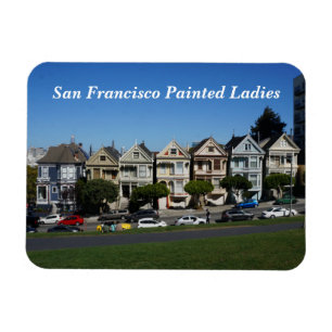 San Francisco Painted Ladies #4 Magnet