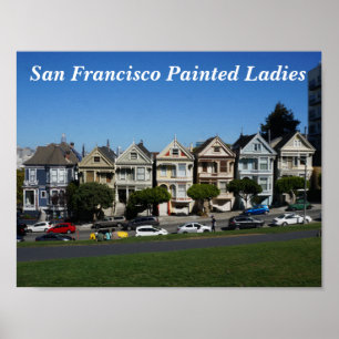 San Francisco Painted Ladies #4 Poster