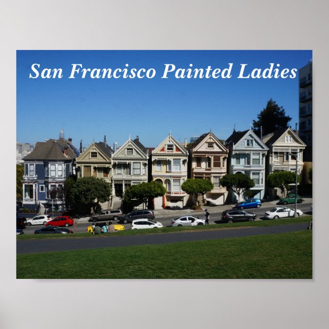 San Francisco Painted Ladies #4 Poster (Front)