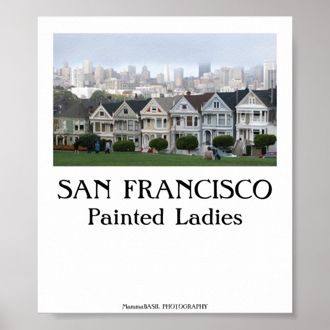 SAN FRANCISCO - Painted Ladies Poster (Front)