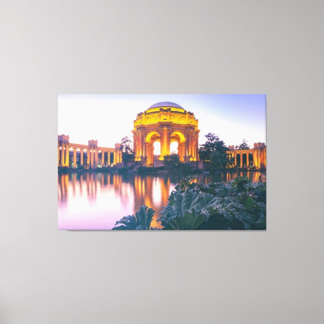 San Francisco Palace of Fine Art Canvas Print (Front)