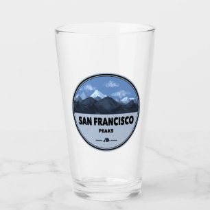 San Francisco Peaks Arizona Camping Glass