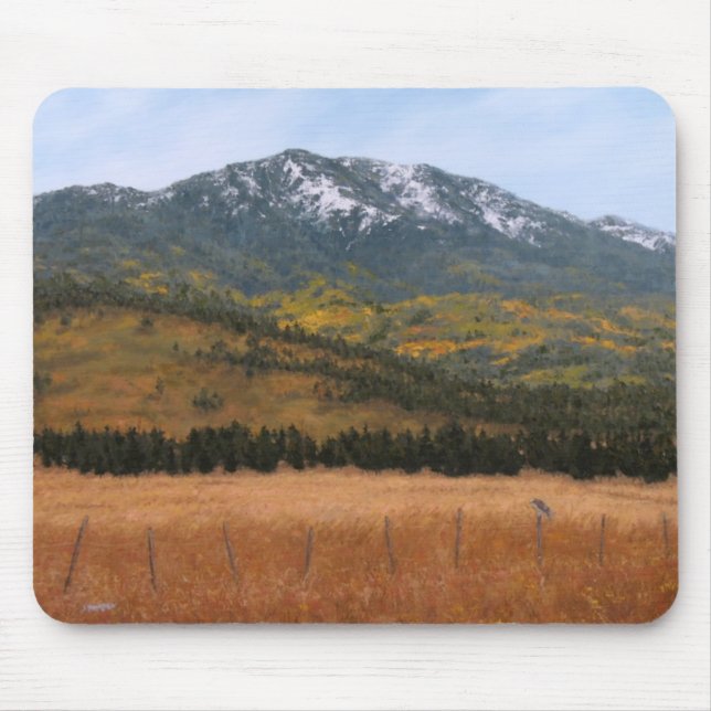 "San Francisco Peaks, AZ" mousepad (Front)