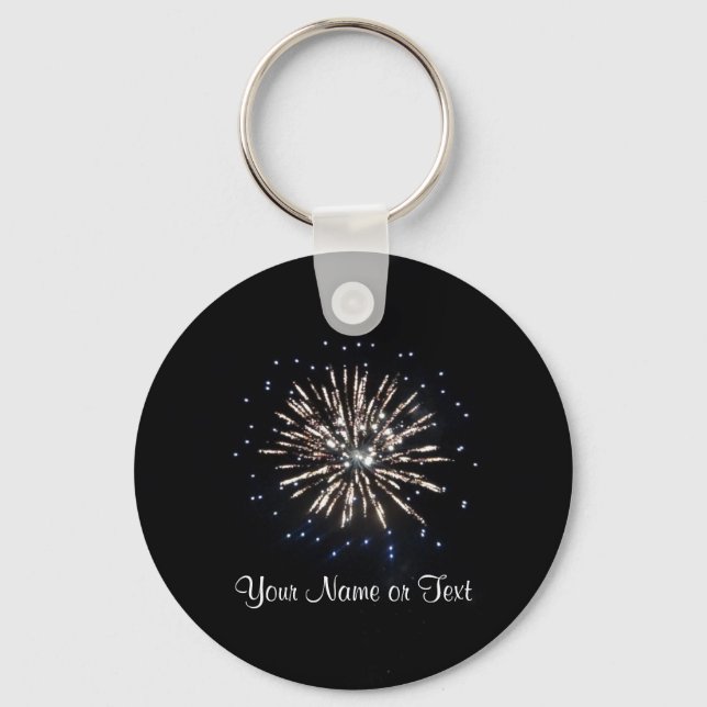 San Francisco Pier 39 Fireworks Keychain (Front)