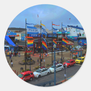 San Francisco Pier 39 Pride #1 Stickers