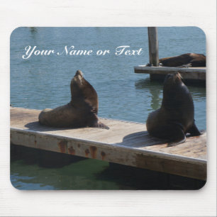 San Francisco Pier 39 Sea Lions #3 Mouse Pad