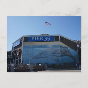San Francisco Pier 39 Whale Mural Postcard