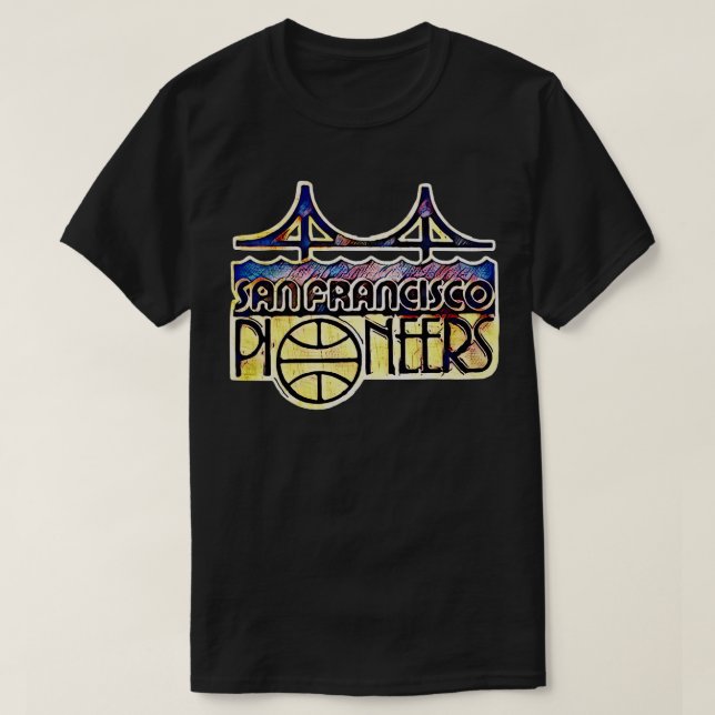 San Francisco Pioneers Basketball T-Shirt (Design Front)