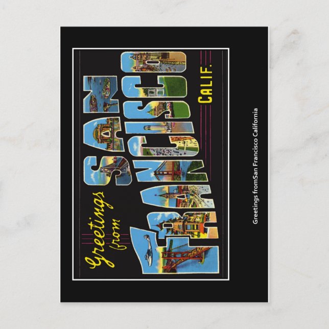 San Francisco Postcard (Front)