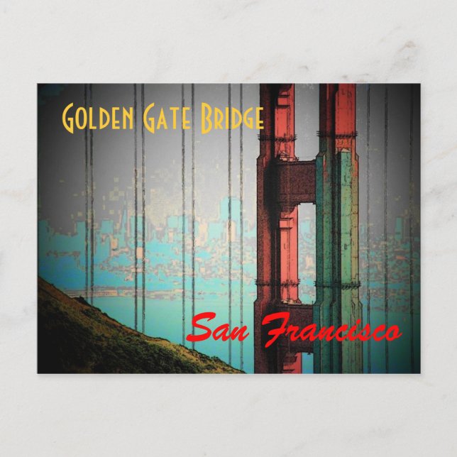 San Francisco Postcard - Customised (Front)