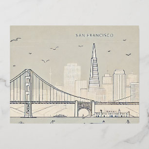 San Francisco Postcard Golden Gate Bridge