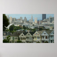 San Francisco Postcard Row City Scene Photography