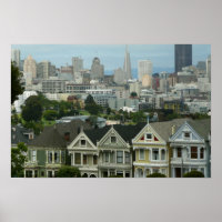 San Francisco Postcard Row City Scene Photography