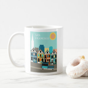 San Francisco Pretty Art Coffee Mug