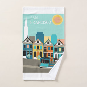 San Francisco Pretty Art Hand Towel