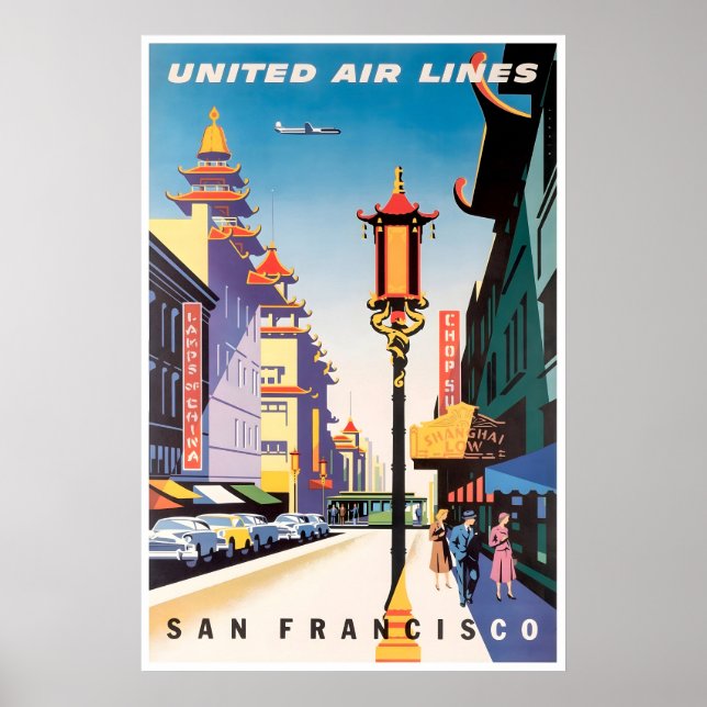 San Francisco Print California Travel Poster (Front)