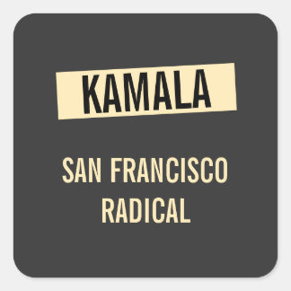 San Francisco Radical Harris Square Sticker