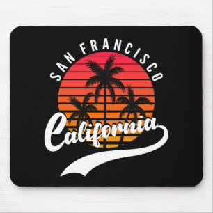 San Francisco Retro Sunset Mouse Pad