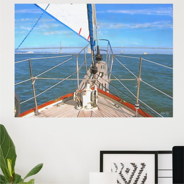 San Francisco Sailing 0869 Original Art Print (Creator Uploaded)