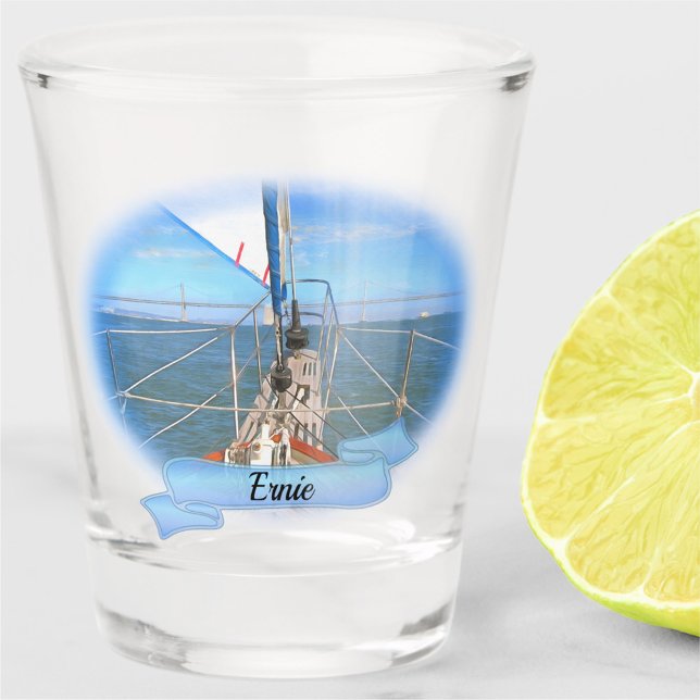 San Francisco Sailing 0869 Shot Glass (Creator Uploaded)