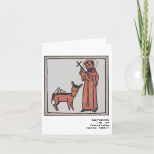 San Francisco Santo Card
