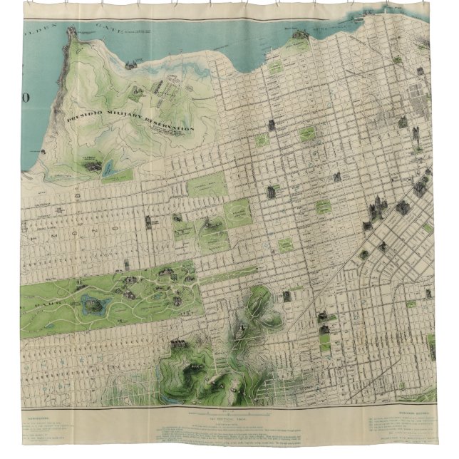 San Francisco Shower Curtain (Front)