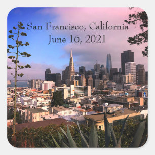 San Francisco Skyline #12-2 Stickers