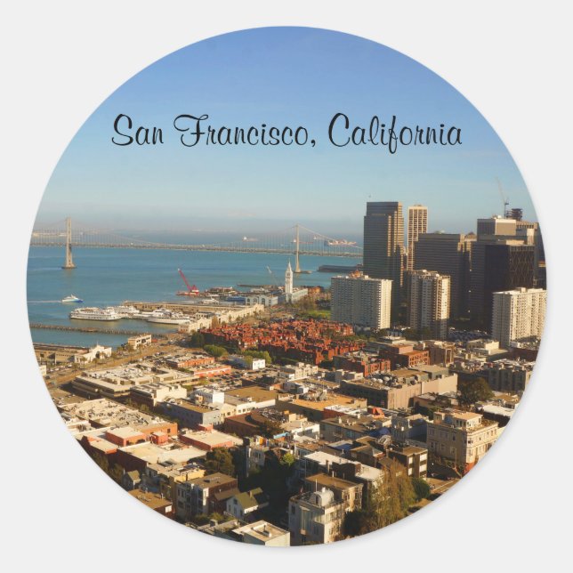 San Francisco Skyline #9-1 Stickers (Front)